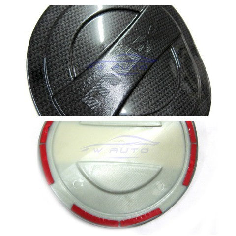 ครอบฝาถังน้ำมัน Isuzu MU-X 2012 2013 2014 - 2019 ลายเคฟล่า Mux อีซูซุ มิวเอ็กซ์ ที่ปิด fuel cap cove rฝาถังน้ำมัน - Image 2