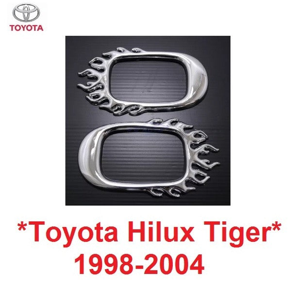 ครอบไฟแก้ม ลายไฟ Toyota Hilux Tiger D4D 1998 - 2004 โตโยต้า ไทเกอร์ ดีโฟว์ดี  ครอบไฟเลี้ยวข้าง ครอบแก้ม