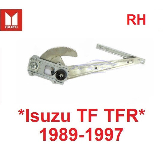 รุ่น มีหูช้าง มือหมุน เฟืองยกกระจก Isuzu TFR 1989 - 1997 อีซูซุ ทีเอฟอาร์ เฟืองกระจก รางยกกระจก 1992 1993 1994 1996 - Image 8