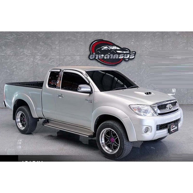 รุ่น2ประตู ลายไม้ ครอบคอนโซล TOYOTA HILUX VIGO 2005 - 2011 โตโยต้า วีโก้ เก่า คอนโซล ชุดแต่งลายไม้ - Image 6