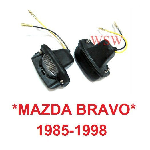 ไฟส่องป้าย ทะเบียน 1คู่ Mazda Bravo 1985-1998 Ford Courier มาสด้า บราโว่ แม็กนั่ม กท รถ ท้ายรถ
