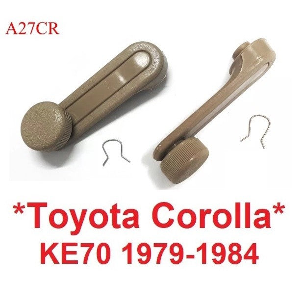 มือหมุนกระจก TOYOTA COROLLA KE70 TE71 TE72 1979 - 1984 ตัวหมุน กระจก โตโยต้า โคโรล่า ที่หมุนกระจก ที่ปรับกระจก แกนหมุน - Image 6