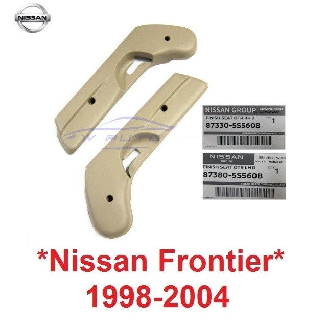 แท้ ฝาครอบ ข้างเบาะ NISSAN FRONTIER 1998 - 2004 พลาสติก ครอบ ฝาครอบที่ปรับเบาะ สีเบจ นิสสัน ฟรอนเทียร์ ที่ครอบเบาะ