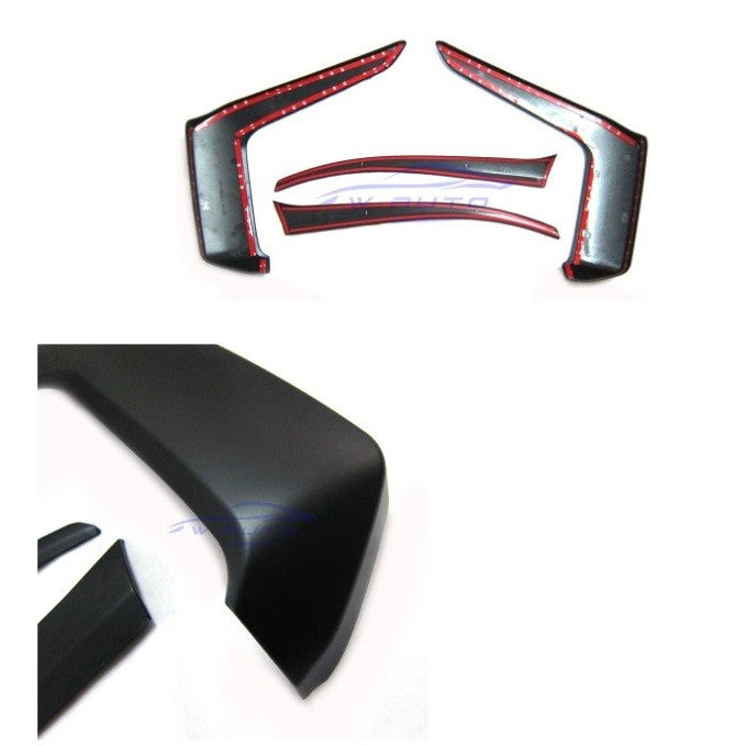 1ชุด คิ้วกันชนหน้า รุ่นตัวสูง MITSUBISHI TRITON MR 2019 - 2020 สีดำด้าน มิตซูบิชิ ไทรทัน ยกสูง ครอบไฟ กันชน ของแต่งไฟ - Image 3