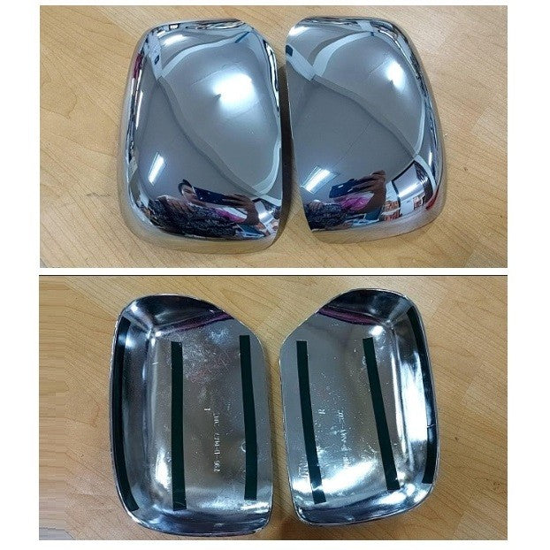 สีชุบ ครอบกระจก Isuzu D-max 2002 2003 - 2011 อีซูซุ ดีแมค ดีแม็กซ์ Dmax ครอบกระจกมองข้าง ครอบกระจกข้าง หูกระจก DMAX - Image 2
