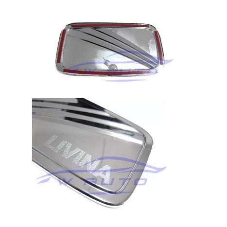 ครอบฝาถังน้ำมัน Nissan Livina 2014 2015 2016 สีชุบโครเมียม นิสสัน ลิวิน่า ลิเวน่า ครอบฝาถัง ฝาถังน้ำมัน ฝาปิดถังน้ำมัน - Image 2