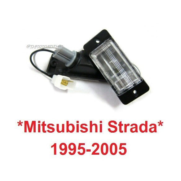 1คู่ ไฟส่องป้าย MITSUBISHI STRADA L200 1995-2005 มิตซูบิชิ สตราด้า สตาด้า ไฟส่องป้ายทะเบียน ไฟสัญญาณ ไฟ กท รถ ไฟป้าย ไฟ