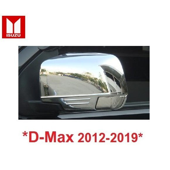 ครอบกระจกมองข้าง Isuzu D-max 2012 - 2019 ชุบโครเมี่ยม อีซูซุ ดีแมค ดีแม็กซ์ DMAX ครอบกระจก ครอบกระจกข้าง หูกระจกข้าง
