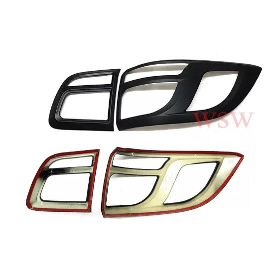 ครอบไฟหน้า ครอบไฟท้าย สีดำด้าน CHEVROLET Trailblazer 2012 2013 2014 2015 เชฟโรเลต เทรลเบลเซอร์ ฝาครอบหน้า ครอบไฟท้าย - Image 2