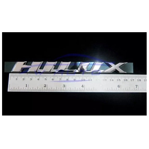 แท้ศูนย์ 1ชิ้น HILUX Logo แผ่นป้าย ไฮลักซ์ TToyota Hilux Tiger d4d ไทเกอร์ ดีโฟว์ดี สีชุบ สติ๊กเกอร์ โลโก้ ตัวหนังสือ - Image 2