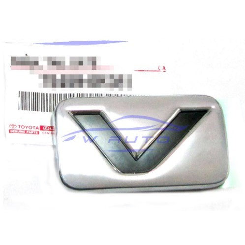 แท้ศูนย์ V logo โลโก้ ตัว จี ชุบโครเมี่ยม โตโยต้า วีโก้ 2005 - 2015 For Toyota Hilux Vigo PICKUP Revo Fortuner แผ่นป้าย