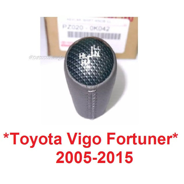 4X4 แท้ศูนย์ หัวเกียร์ เคฟล่า Toyota Vigo Fortuner 2005 - 2015 โตโยต้า วีโก้ ฟอร์จูเนอร์ แชมป์ Champ 4WD หนัง