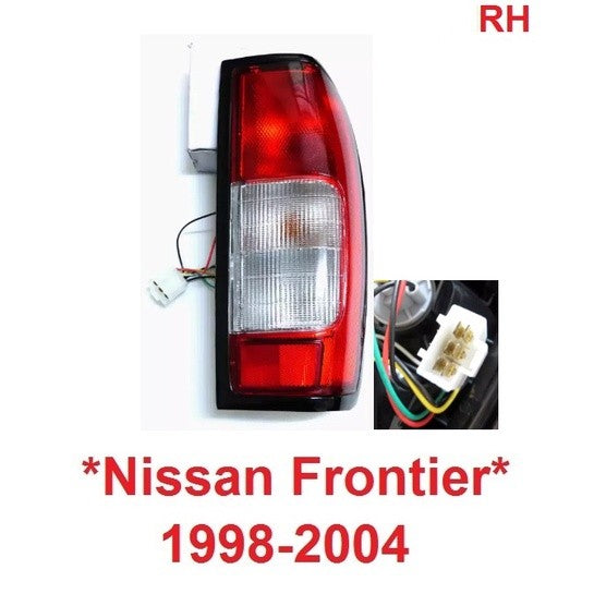 ข้างขวา ไฟท้าย มีขั้วหลอดไฟ NISSAN FRONTIER D22 1998-2004 นิสสัน ฟรอนเทียร์ นาวาร่า ดี22 ไฟท้ายรถ  ฝาแดง ไฟรถยนต์ ไฟหลัง