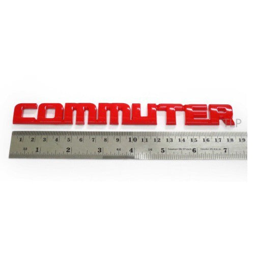 แท้ศูนย์ 18.5ซม TOYOTA logo COMMUTER LOGO โตโยต้า โลโก้ ป้าย ชุบโครม โครเมี่ยม โตโยต้า ไฮเอช Toyota Hiace VAN แผ่นป้าย