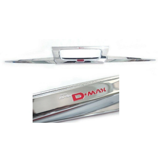 รถตามรูป เบ้ามือดึงท้าย ISUZU DMAX D-MAX 2016-2019 สีชุบโครเมี่ยม อีซูซุ ดีแม็กซ์ ถาดรองมือเปิดท้าย เบ้ามือเปิด ท้ายรถ - Image 2