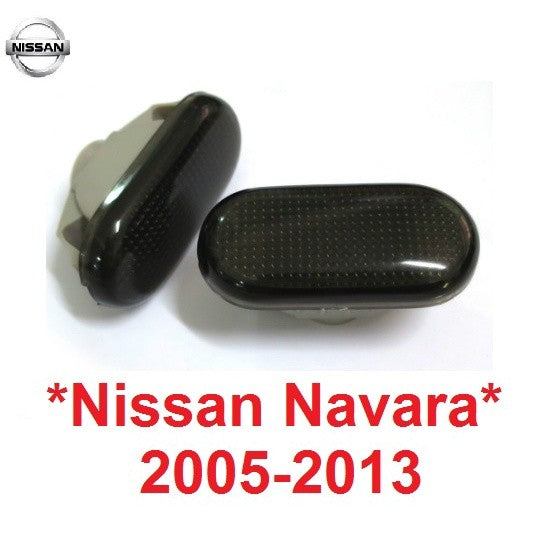 ฝาดำ ไฟข้างรถ ไฟแก้ม สีดำ NISSAN NAVARA D40 2005 - 2013 (ไม่รวมขั้ว+หลอดไฟ) รถกระบะ นิสสัน นาวาร่า ไฟสัญญาณ ดำ