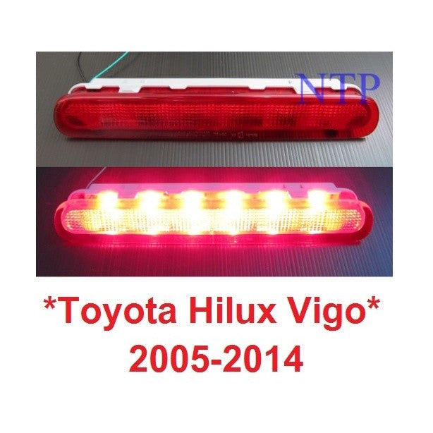 ไฟเบรค LED TOYOTA HILUX VIGO CHAMP 2005-2015 ไฟเบรกท้ายรถ โตโยต้า วีโก้ แชมป์ ไฟ ไฟเบรคหลัง ไฟเบรก ท้ายรถ เลนส์แดง