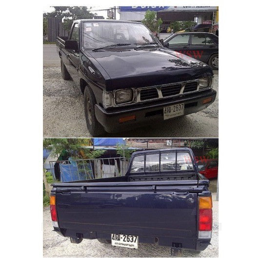 สีน้ำตาล 1คู่ มือเปิดประตูใน Nissan Big-M 1987-1997 นิสสัน บิ๊กเอ็ม นวมดึงประตู มือดึงประตู ในรถ ที่พักแขน HARDBODY D21 - Image 3