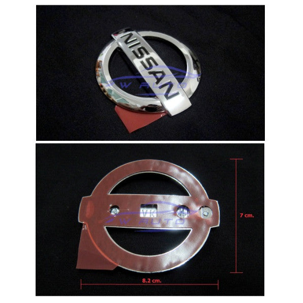 แท้ศูนย์ โลโก้ท้าย NISSAN FRONTIER D22 1997 - 2004 นิสสัน ฟรอนเทียร์ logo แผ่นป้าย โลโก้ วงกลม โลโก้ฝาท้าย ป้ายฝาท้าย - Image 2