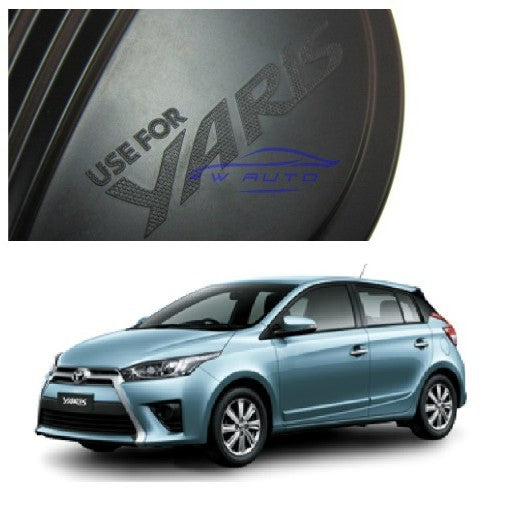 ครอบฝาถังน้ำมัน Toyota Yaris Hatchback 2014 - 2017 สีดำด้าน โตโยต้า ยาริส ฝาถังน้ำมัน ครอบฝาถัง ฝาปิด ถังน้ำมัน - Image 2