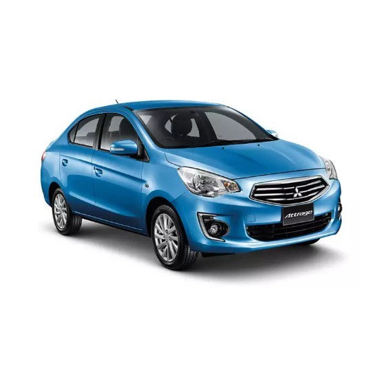 สีดำ ครอบมือจับประตู มิตซูบิชิ แอททราจ 2013 - 2019 เบ้ารองมือเปิด Mitsubishi Attrage เบ้ากันรอย ถาดรอง มือเปิด เบ้ามือ - Image 4