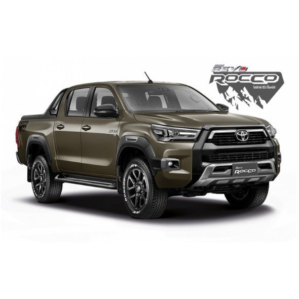 สีดำด้าน ครอบไฟท้าย TOYOTA REVO ROCCO 2020 2021 2022 2023 โตโยต้า รีโว่ ร๊อคโค่ ฝาครอบไฟท้าย ครอบ ไฟท้าย แต่งไฟ ไฟ - Image 6