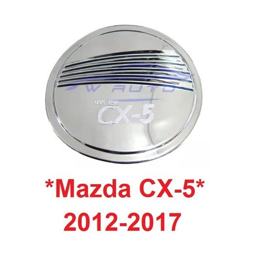 ครอบฝาถังน้ำมัน MAZDA CX5 CX-5 2012 - 2017 สีชุบโครเมี่ยม มาสด้า ซี ห้า ฝาถังน้ำมัน ครอบฝาถัง ที่ปิดฝาถังน้ำมัน 2014 15