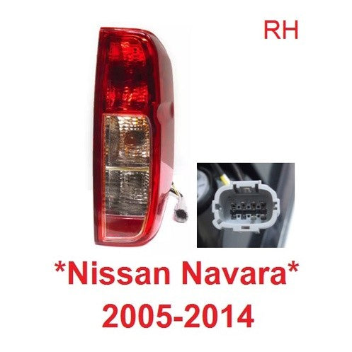 ข้างขวา ไฟท้าย ฝาแดง NISSAN NAVARA D40 2005 -2 014 นิสสัน นาวาร่า ดี40 ไฟท้ายรถ ไฟรถยนต์ ไฟหลัง เสื้อไฟท้าย