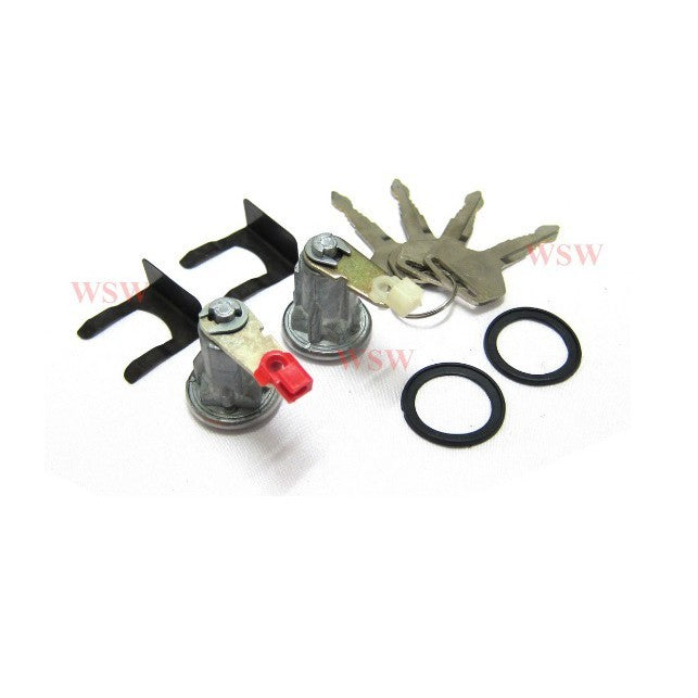 1ชุด กุญแจประตู Mazda Magnum B2200 B2500 1985 - 1990 รถยนต์ มาสด้า ไฟเตอร์ แม็กนั่ม กุญแจเปิดประตู กลอนประตู กุญแจ - Image 2