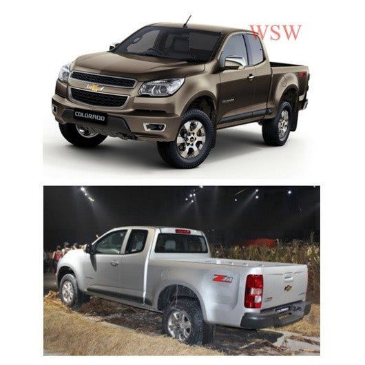 ครอบไฟหน้า สีดำด้าน CHEVROLET COLORADO RG Z71 2012 - 2015 ครอบไฟ เชฟโรเลต โคโลราโด้ ไฟหน้า ฝาครอบหน้า ชุดแต่ง ไฟ - Image 4