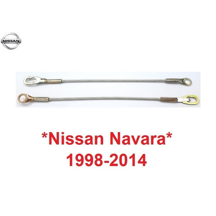 สลิงฝากระโปรงท้าย Nissan Navara D40 Frontier D22 1998 - 2014 สายสลิง นิสสัน นาวาร่า ฟรอนเทียร์ ลวดห้อยท้าายกระบะ 2012