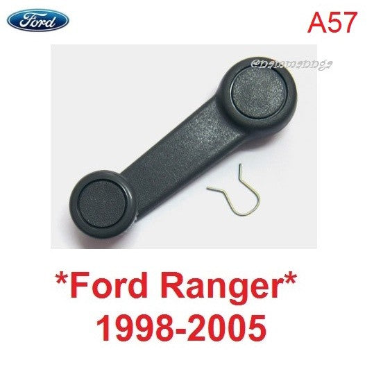 มือหมุนกระจก สีเทา FORD RANGER COURIER 1998-2004 มือปรับกระจก ฟอร์ด เรนเจอร์ ที่ปรับกระจก รุ่นเก่า ที่หมุนกระจก มือจับ