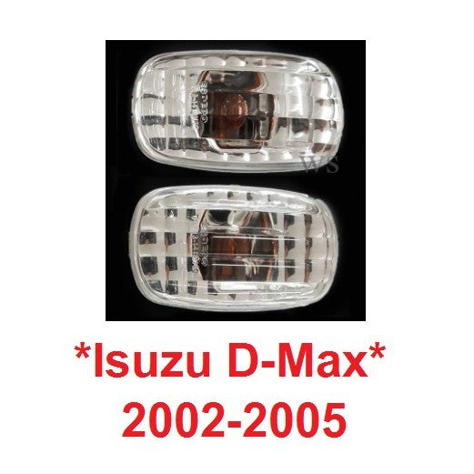 ไฟแก้ม ไฟข้างรถ ISUZU D-MAX DMAX 2002 - 2005 อีซูซุ ดีแม็กซ์ ดีแมค พร้อมขั้วและหลอดไฟ ไฟ สัญญาณ HOLDEN RODEO RA