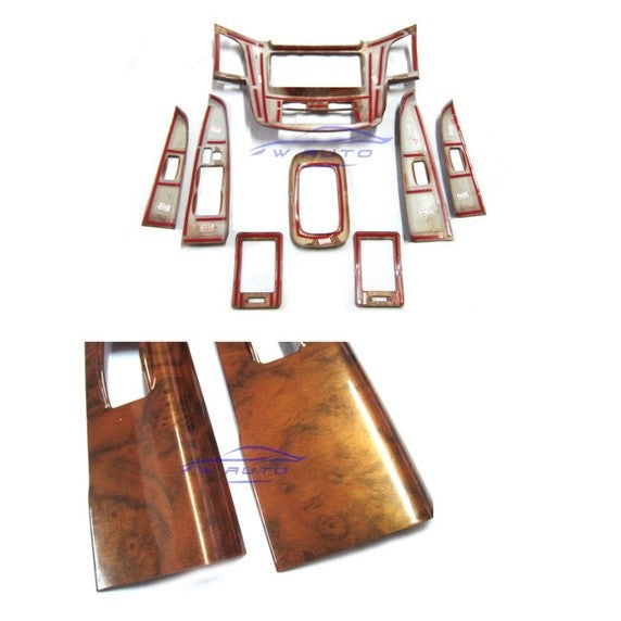 โฉมแรก ครอบหน้ากาก 2005 - 2008 ชุดแต่งลายไม้ TOYOTA FORTUNER ครอบคอนโซล โตโยต้า ฟอร์จูเนอร์ เก่า ครอบจอ - Image 2