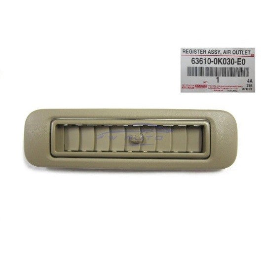 แท้ศูนย์ ช่องแอร์ TOYOTA FORTUNER 2005 - 2015 ช่องแอร์ โตโยต้า ฟอร์จูเนอร์ ห้องโดยสาร หลังคา ฟอร์จูนเนอร์ ครีม ช่องลม - Image 3