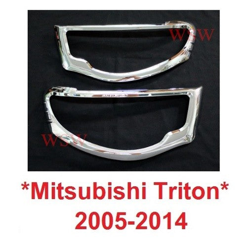 ครอบไฟหน้า MITSUBISHI TRITON 2005-2014 รุ่นเก่า มิตซูบิชิ ไทรทัน ครอบไฟท้าย ฝาครอบท้าย ไฟท้าย ของแต่ง ไตตั้น 2010 08 - Image 3