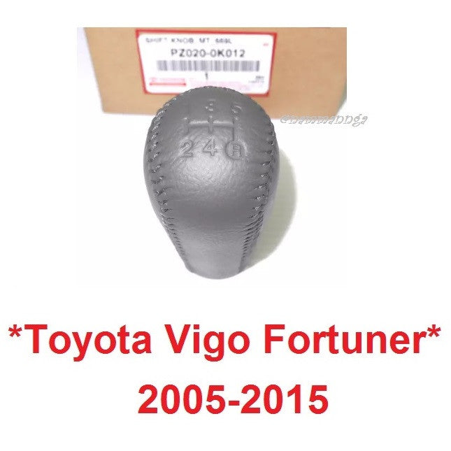 แท้ศูนย์ หัวเกียร์ 5สปีด Toyota Vigo Fortuner 2005 - 2015 โตโยต้า วีโก้ ฟอร์จูเนอร์ แชมป์ Champ สีเทา หัวเกียร์กระปุก
