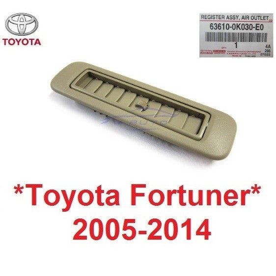 แท้ศูนย์ ช่องแอร์ TOYOTA FORTUNER 2005 - 2015 ช่องแอร์ โตโยต้า ฟอร์จูเนอร์ ห้องโดยสาร หลังคา ฟอร์จูนเนอร์ ครีม ช่องลม