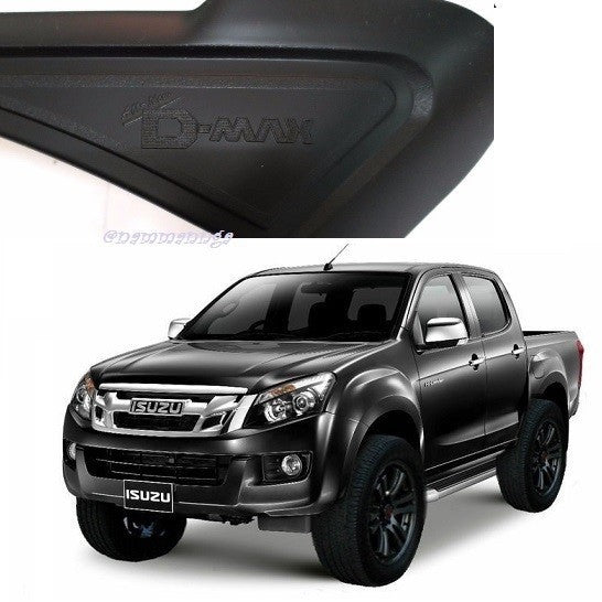 ครอบไฟหน้า D-Max 2012 - 2015 สีดำด้าน อีซูซุ ดีแม็กซ์ Isuzu Dmax ดีแมค ครอบไฟหน้ารถ ฝาครอบหน้า แต่งไฟรถ ไฟหน้า แต่งไฟ - Image 2