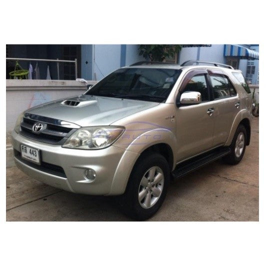 ดำด้าน ครอบจมูก TOYOTA fortuner VIGO 2005 - 2011 โตโยต้า วีโก้ ฟอร์จูเนอร์ ครอบ ช่องลม สคูป ช่องระบายลม สกู๊ป ฝากระโปรง - Image 5
