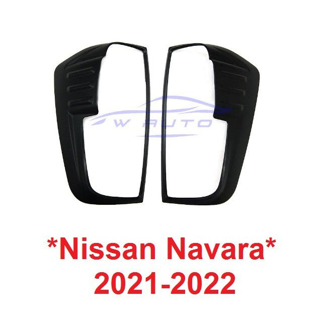 ครอบไฟท้าย Nissan Navara NP300 2021-2023 นิสสัน นาวาร่า ตัวใหม่ ครอบไฟท้ายรถ ชุดแต่งไฟ ฝาครอบท้าย ครอบไฟ ครอบไฟหลัง