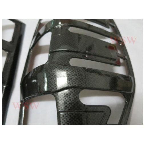 ครอบไฟท้าย ลายเคฟล่า FORD RANGER PX 2012 - 2015 รถกระบ ฟอร์ด เรนเจอร์ ไฟท้าย ฝาครอบท้าย ครอบไฟรถยนต์ ของแต่งฟอร์ด ครอบไฟ - Image 2