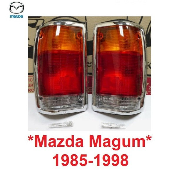ไฟท้าย Ford Courier Mazda Magnum Bravo 1985 - 1998 มาสด้า แม็กนั่ม บราโว่ ฝาไฟท้าย B2200 B2600 บีซีรี่ย์ ไฟ ไฟหลัง