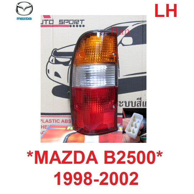 ไฟท้าย มาสด้า ไฟเตอร์ MAZDA B2500 1997 - 2002 บี ซีรี่ บี 2500 บราโว่ ไฟรถยนต์ เสื้อไฟท้าย ไฟ สามสี FIGHTER BRAVO กระบะ - Image 5