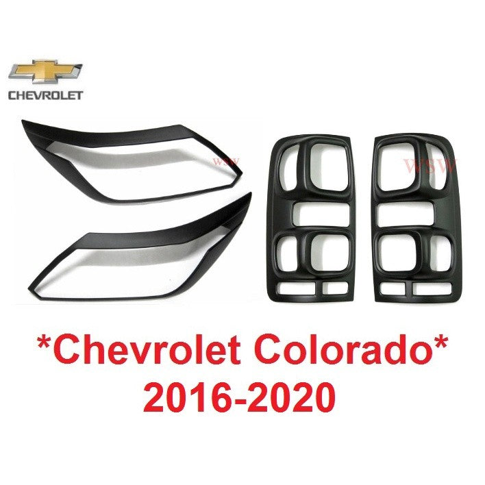 ครอบไฟหน้า ครอบไฟท้าย CHEVROLET COLORADO MY 2016 - 2019 เชฟโรเลต โคโลราโด้ ไฟหน้า ฝาครอบหน้า ครอบไฟท้าย ไฟท้าย