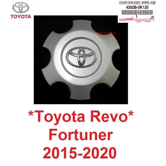 ฝาครอบล้อ โตโยต้า รีโว่ ร๊อคโค่ ฟอร์จูนเนอร์ 2015-2020 Toyota Hilux REVO ROCCO FORTNER ดุมล้อ ฝาดุมล้อ ฝาครอบดุมล้อ