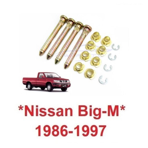 สลักประตู บูชทองเหลือง Nissan big-m 1986 - 1997 แกน หมุด บานพับประตู นิสสัน บิกเอ็ม บิ๊กเอ็ม ดี 21 BigM 1990 1995