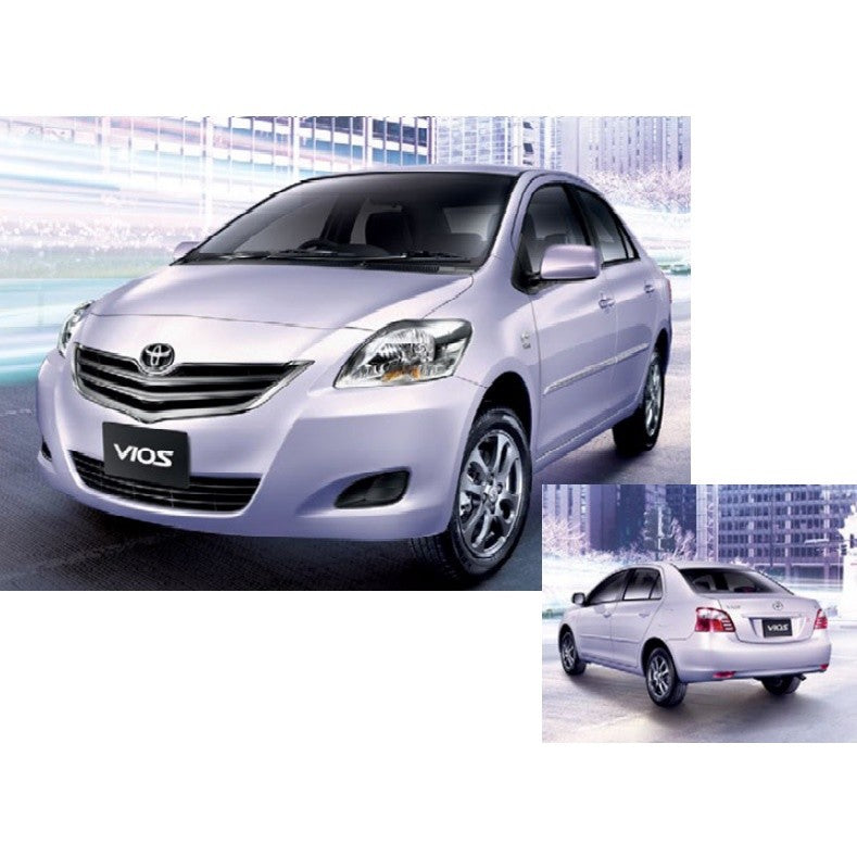 ครอบไฟแก้ม TOYOTA YARIS VIOS 2007 - 2012 ครอบแก้มข้าง โตโยต้า วีออส ยาริส 07-12 ครอบแก้ม แก้มข้าง ครอบไฟ 2008 2009 2010 - Image 4