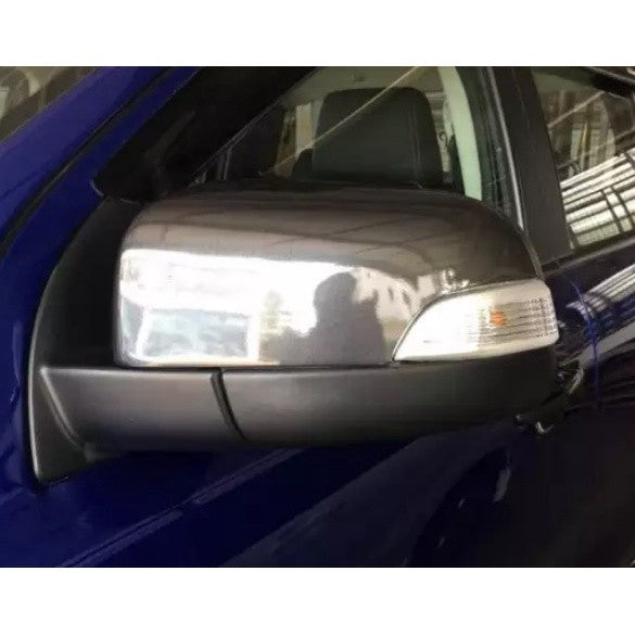 สีเทา เว้าไฟเลี้ยว ครอบกระจกมองข้าง FORD RANGER MAZDA BT50 2012 - 2020 ฟอร์ด เรนเจอร์ หูกระจกมองข้าง ครอบกระจก มาสด้า - Image 3