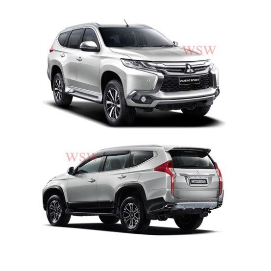 ครอบไฟท้าย Mitsubishi PAJERO SPORT 2015 - 2019 สีดำด้าน มิตซูบิชิ ปาเจโร สปอร์ต ครอบไฟหลัง ฝาครอบท้าย ของแต่งรถ ปาเจโร่ - Image 3
